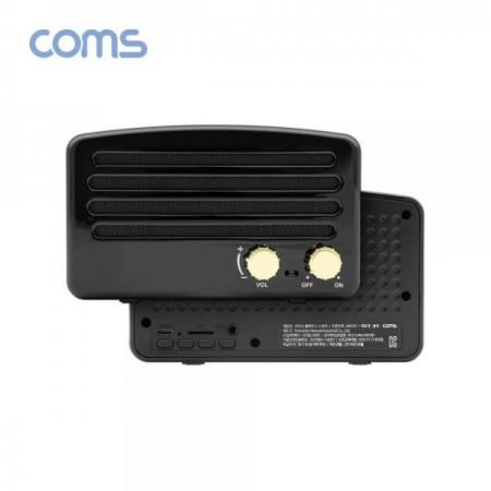 디바이스마트,컴퓨터/모바일/가전 > 음향ㆍ영상ㆍ카메라 > 블루투스 사운드 > 블루투스 스피커,Coms,휴대용 블루투스 스피커 풀세트(블랙 2개 + 스테레오 Y 케이블) TWS 지원 [NS145],Coms 휴대용 블루투스 스피커 풀세트(블랙 2개 + 스테레오 Y 케이블) TWS 지원