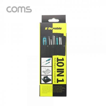 디바이스마트,수공구/전자공구/전동공구 > 작업공구 > 드라이버류 > 드라이버세트,Coms,공구-드라이버 세트 10 in 1 / 휴대용 [ID667],Coms 공구-드라이버 세트 10 in 1 / 휴대용