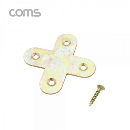 디바이스마트,기계/제어/로봇/모터 > 원자재/DIY 기타 > DIY 부속품,Coms,평철(십자) 4pcs / 60mm X 60mm / 나사못 포함 / +자 [ID333],Coms 평철(십자) 4pcs / 60mm X 60mm / 나사못 포함 / +자