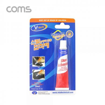 디바이스마트,화학/산업/안전 > 접착제/메꿈제/테이프 > 접착제 > 기타 접착제,Coms,신발접착제 (VT-126) 20ml [CK0137],Coms 신발접착제 (VT-126) 20ml