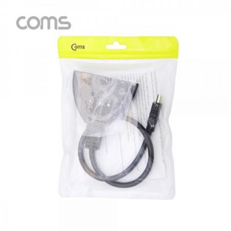 디바이스마트,컴퓨터/모바일/가전 > 네트워크/케이블/컨버터/IOT > KVM스위치/분배기/선택기 > 모니터 선택/분배/확장기,Coms,HDMI 선택기 3:1 (케이블형) [BT607],Coms HDMI 선택기 3:1 (케이블형)