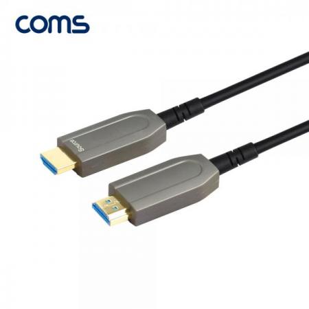 디바이스마트,케이블/전선 > 영상/음향 케이블 > HDMI 케이블,Coms,HDMI 2.1 리피터 광케이블 100M / 8K@60Hz, 최대4K@120Hz [ET755],Coms HDMI 2.1 리피터 광케이블 100M / 8K@60Hz/ 최대4K@120Hz