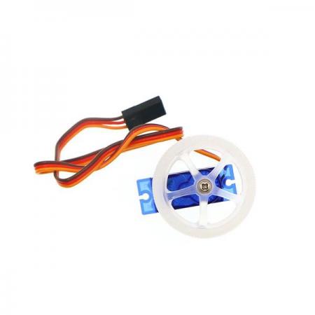 디바이스마트,기계/제어/로봇/모터 > 모터류 > 서보모터 > 디지털 서보모터,ELECFREAKS,마이크로비트 EF90D 360도 디지털서보모터 (휠과 타이어장착) [EF09083],마이크로비트를 위한 미니서보 / 작동전압: 3.0V-5.5V / 3V 전압에서 최대 360 도 회전 / 소형 로봇 모듈, 기계식 팔 모듈 및 지능형 자동차 모듈을 만드는 데 사용