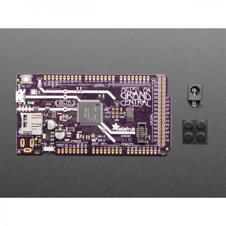 디바이스마트,MCU보드/전자키트 > 프로세서/개발보드 > ARM > Cortex-M4,Adafruit,Adafruit Grand Central M4 Express featuring SAMD51 - Without Headers [ada-4084],32 비트, 3.3V 로직 / 120MHz Cortex M4 / 1MB 플래시, 256KB RAM / 102.6mm x 53.3mm x 7.0mm / 4.0 x 2.1 x 0.3 inch / 무게 : 21.8g / 0.8oz