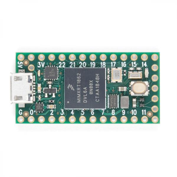 디바이스마트,MCU보드/전자키트 > 프로세서/개발보드 > ARM > Cortex-M7,Teensy,Teensy 4.0 정품 고성능 개발보드 [DEV-15583],미국 정품 Teensy 4.0 개발보드 / ARM Cortex-M7 프로세서 NXP iMXRT1062 탑재 / 600Mhz로 동작시 100mA전류 소비 / 1024K RAM / 2048K 플래시 / 3.3V / SPI 3개 / 아두이노보다 빠른 개발보드 / 핀맵 증정!