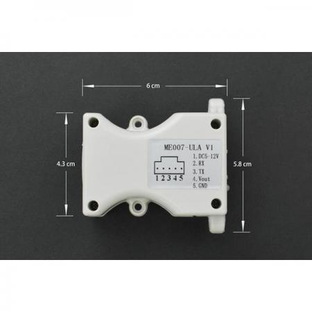 디바이스마트,MCU보드/전자키트 > 센서모듈 > 라이다/거리/초음파/라인 > 초음파센서,DFROBOT,ULA 초음파 거리 측정 센서 [SEN0301],방수 프로브가 동봉 된 고성능 초음파 거리 센서 / 두 가지 출력 모드 / 공급 전압 : 5V ~ 12V / 최대 감지 거리 : 8000mm