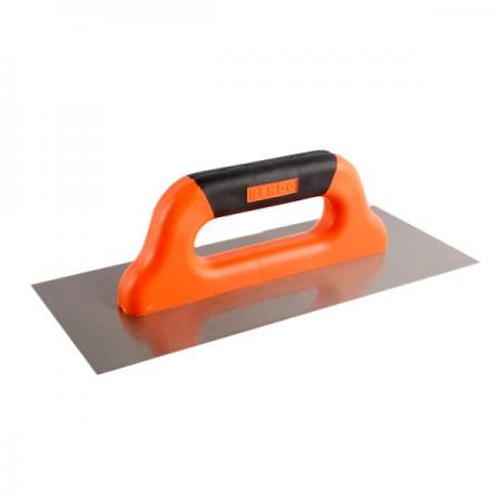디바이스마트,수공구/전자공구/전동공구 > 작업공구 > 특수공구 > 미장공구,KENDO,미장용 헤라 흙손 [K45304],사이즈: 0.7x120x280mm / 재질: 고무핸들 / 용도: 미장, 바닥공사 등