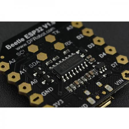 디바이스마트,MCU보드/전자키트 > 통신/네트워크 > 와이파이,DFROBOT,Beetle ESP32 마이크로컨트롤러 [DFR0575],35mm × 34mm의 작은 크기 / WIFI 및 블루투스 통합 / 납땜불필요 / Beetle ESP32 Microcontroller