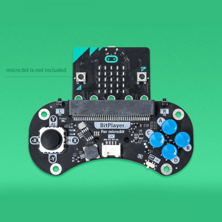 디바이스마트,오픈소스/코딩교육 > Micro:Bit > 마이크로비트 확장/변환보드,TinkerGen,마이크로비트 무선 컨트롤 확장 보드 - 비트 플레이어 [114991857],플러그 앤 플레이 / 내장 진동 모터 / 내장 스피커 / 확장 용 I2C Grove 포트 / Microsoft Makecode 및 microPython 완벽 지원