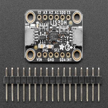 디바이스마트,MCU보드/전자키트 > 센서모듈 > 가속도/자이로/지자기센서 > 가속도센서,Adafruit,LIS3DH 3축 가속도 센서 / Adafruit LIS3DH Triple-Axis Accelerometer (+-2g/4g/8g/16g) [ada-2809],LIS3DH  기반 3 축 가속도계 /  I2C, SPI 인터페이스 / 3.3V 레귤레이터와 레벨 쉬프트 회로가 있어 Arduino 또는 마이크로 컨트롤러 사용가능