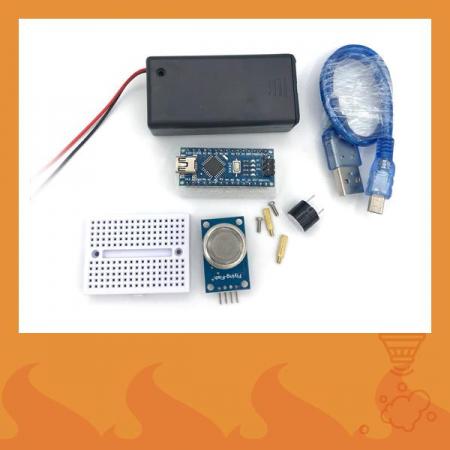 디바이스마트,오픈소스/코딩교육 > 아두이노,디바이스마트,아두이노 가스 센서 키트 [SZH-ME008],디바이스마트 자체제작 / 아두이노와 MQ-05 가스 센서를 이용한 키트입니다 / 예제코드 제공