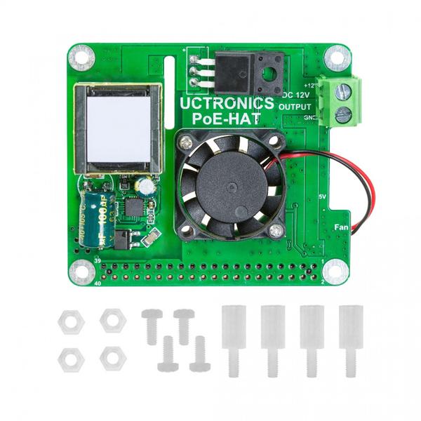 UCTRONICS PoE HAT 5V 3A [U6102]