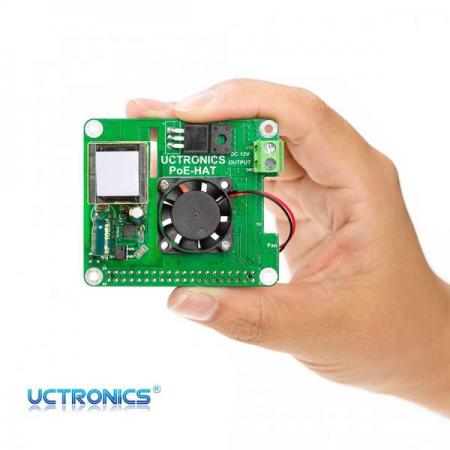디바이스마트,오픈소스/코딩교육 > 라즈베리파이 > 라즈베리파이 확장보드/HAT,ArduCAM,UCTRONICS PoE HAT 5V 3A [U6102],Raspberry Pi 3 Model B + 및 Raspberry Pi 4 Model B와 같은 PoE 핀이있는 Raspberry Pi 모델과 함께 사용되므로 단일 이더넷 케이블을 연결하여 Raspberry Pi에 전원을 공급할 수 있습니다.
