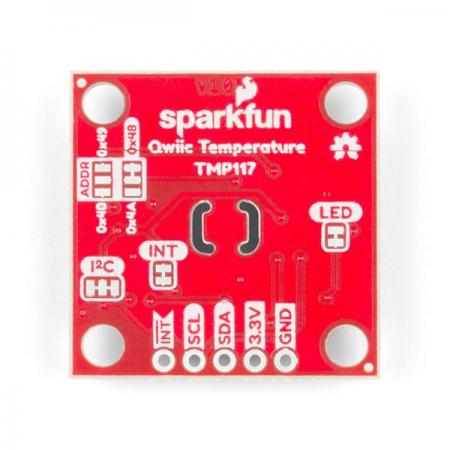 디바이스마트,MCU보드/전자키트 > 센서모듈 > 온도/습도 > 온도센서,SparkFun,SparkFun High Precision Temperature Sensor - TMP117 (Qwiic) [SEN-15805],TMP117 고정밀 온도센서 (0.0078 °C,16 비트 분해능)  / 작동 전압 범위:1.8 ~ 5.5V / 작동 온도 범위: -55 °C ~ + 150 °C / I2C 인터페이스 사용 (Qwiic 지원) / 온도제한 및 시스템보정을 위한 디지털 오프셋 포함