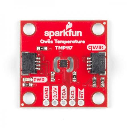 디바이스마트,MCU보드/전자키트 > 센서모듈 > 온도/습도 > 온도센서,SparkFun,SparkFun High Precision Temperature Sensor - TMP117 (Qwiic) [SEN-15805],TMP117 고정밀 온도센서 (0.0078 °C,16 비트 분해능)  / 작동 전압 범위:1.8 ~ 5.5V / 작동 온도 범위: -55 °C ~ + 150 °C / I2C 인터페이스 사용 (Qwiic 지원) / 온도제한 및 시스템보정을 위한 디지털 오프셋 포함