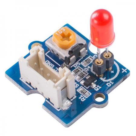 디바이스마트,MCU보드/전자키트 > 디스플레이 > LED,Seeedstudio,Grove - LED Pack [104020228],빨강, 녹색, 파랑, 흰색 4가지 색상의 LED / LED의 휘도를 제어 할 수있는 스핀 버튼