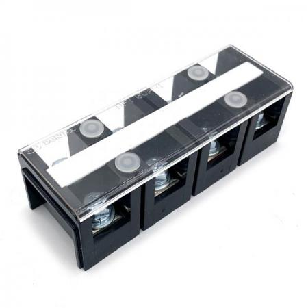 디바이스마트,커넥터/PCB > 터미널블럭 > 단자대 타입 > 고정식 단자대,카이스전자주식회사,터미널블럭 60A 4P,터미널 블럭 / 단자대 Type / 28.5mm pitch / 600V, 60A / AWG6~18 / 4pin / 볼트 사이즈 M6 / 브랜드 동아베스텍 or 카이스전자 랜덤 발송