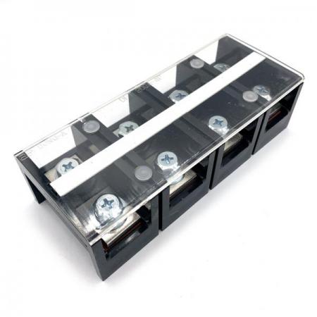 디바이스마트,커넥터/PCB > 터미널블럭 > 단자대 타입 > 고정식 단자대,카이스전자주식회사,터미널블럭 200A4P,터미널 블럭 / 단자대 Type / 44.5mm pitch / 200A / 4pin / 볼트 사이즈 M8 / 브랜드 동아베스텍 or 카이스전자 랜덤 발송