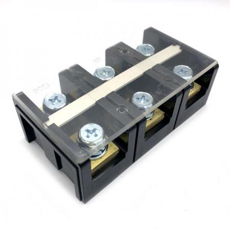 디바이스마트,커넥터/PCB > 터미널블럭 > 단자대 타입 > 고정식 단자대,카이스전자주식회사,터미널블럭 300A3P,터미널 블럭 / 단자대 Type / 51.6mm pitch / 300A / 3pin / 볼트 사이즈 M10 / 브랜드 동아베스텍 or 카이스전자 랜덤 발송
