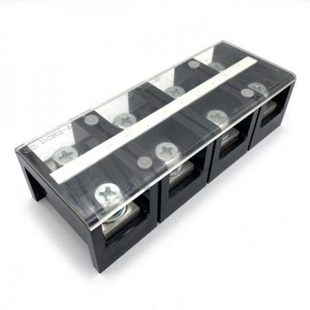 디바이스마트,커넥터/PCB > 터미널블럭 > 단자대 타입 > 고정식 단자대,카이스전자주식회사,터미널블럭 300A4P,터미널 블럭 / 단자대 Type / 51.6mm pitch / 300A / 4pin / 볼트 사이즈 M10 / 브랜드 동아베스텍 or 카이스전자 랜덤 발송