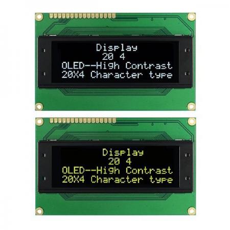디바이스마트,LED/LCD > LCD 캐릭터/그래픽 > 캐릭터 LCD,가나시이스,LEC2042-W56,20x4 Line Chracter OLED, White color, Size: 98 x 60 x 9.5mm, 4/8bit parallel, 3/4 wire SPI, I2C Interface 지원, English, Western European, Russian, Jappanese Font 지원