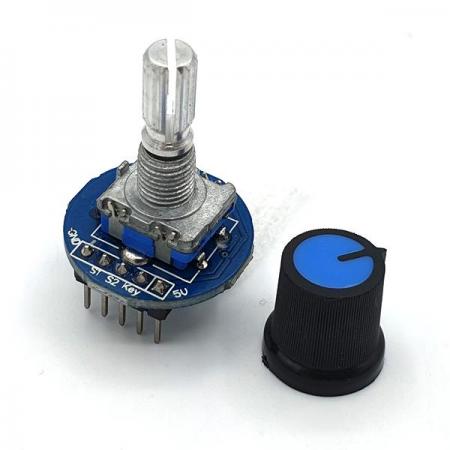 디바이스마트,MCU보드/전자키트 > 버튼/스위치/제어/RTC > 엔코더/가변저항,SMG,플라스틱 노브 로터리 엔코더 모듈,플라스틱 노브 로터리 엔코더 모듈입니다. 택트스위치 기능을 포함하고 있습니다. / 전원 : 5V / 펄스 : 20ppr