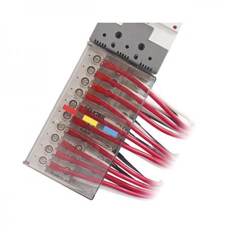 디바이스마트,커넥터/PCB > 터미널블럭 > 단자대 타입 > 전원 분배 단자대,IOLINK,전원분배블럭 BPD35-M5L,부스바(BUS-bar) 사용환경에 적합한 차단기 직결형 전원분배블럭