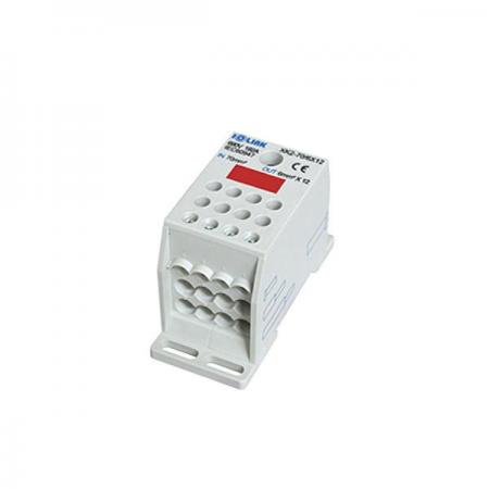 디바이스마트,커넥터/PCB > 터미널블럭 > 단자대 타입 > 전원 분배 단자대,IOLINK,배선형 전원분배블럭 XK2-70/6*12,부스바 제작이 필요없는 신개념 배선형 전원분배블럭