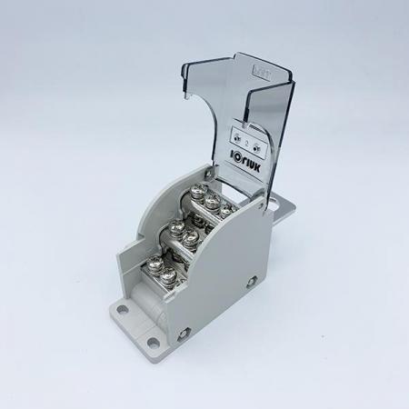 디바이스마트,커넥터/PCB > 터미널블럭 > 단자대 타입 > 전원 분배 단자대,IOLINK,전원분배블럭 SPD35-9*M4,차단기 직결형 Screw식 전원분배블럭