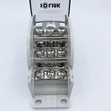 디바이스마트,커넥터/PCB > 터미널블럭 > 단자대 타입 > 전원 분배 단자대,IOLINK,전원분배블럭 SPD35-9*M4,차단기 직결형 Screw식 전원분배블럭
