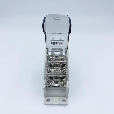 디바이스마트,커넥터/PCB > 터미널블럭 > 단자대 타입 > 전원 분배 단자대,IOLINK,전원분배블럭 SPD35-6*M5,차단기 직결형 Screw식 전원분배블럭