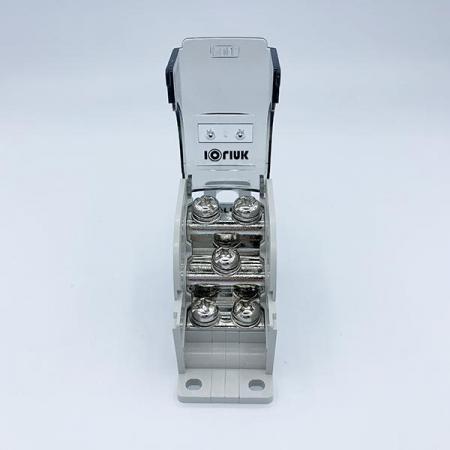 디바이스마트,커넥터/PCB > 터미널블럭 > 단자대 타입 > 전원 분배 단자대,IOLINK,전원분배블럭 SPD35-5*M6,차단기 직결형 Screw식 전원분배블럭