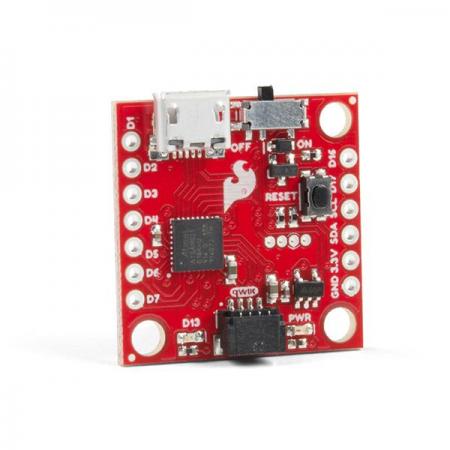 디바이스마트,MCU보드/전자키트 > 프로세서/개발보드 > ARM > Cortex-M0+,SparkFun,SparkFun Qwiic Micro - SAMD21 Development Board [DEV-15423],초소형 마이크로 컨트롤러 / Qwiic 보드 호환 / ARM Cortex M0+ / 32비트 /  48MHz / 256KB 플래시 메모리 / 1mm 피치, 4핀 JST커넥터 사용