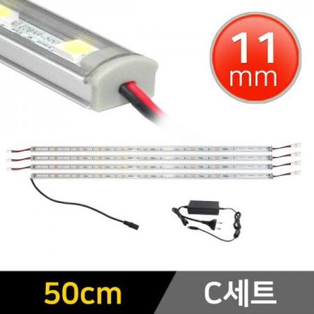디바이스마트,LED/LCD > LED 인테리어조명 > LED BAR,그린맥스,11mm형 12V LED바 50cm 4개+어댑터 세트,국산 LED바와 어댑터 세트상품입니다. / 전압 : 12V / 길이 : 50cm / LED바 갯수 : 4개