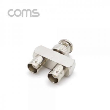 디바이스마트,커넥터/PCB > RF커넥터/케이블 > BNC 커넥터,Coms,BNC 젠더 Y 형(M/Fx2) [BB306],BNC 젠더 Y 형(M/Fx2)