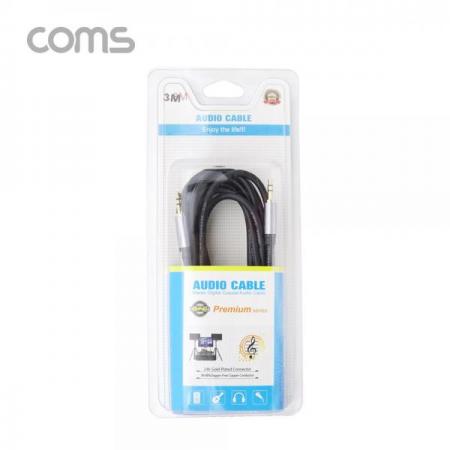 디바이스마트,컴퓨터/모바일/가전 > 네트워크/케이블/컨버터/IOT > 오디오/RCA/동축 케이블 > RCA 케이블,Coms,OFC 스테레오 케이블 (3.5ø) 3M [BT787],OFC 스테레오 케이블 (3.5ø) 3M