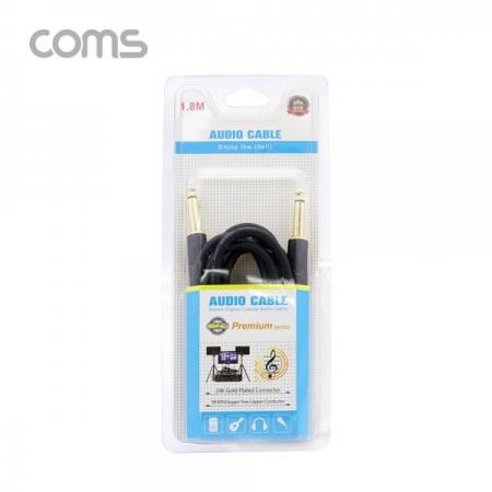 디바이스마트,컴퓨터/모바일/가전 > 네트워크/케이블/컨버터/IOT > 오디오/RCA/동축 케이블 > RCA 케이블,Coms,OFC 모노 케이블 6.5ø(6.3ø) 1.8M [BT783],OFC 모노 케이블 6.5ø(6.3ø) 1.8M