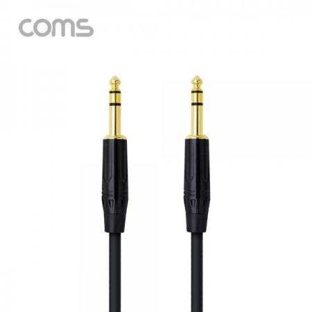 디바이스마트,컴퓨터/모바일/가전 > 네트워크/케이블/컨버터/IOT > 오디오/RCA/동축 케이블 > RCA 케이블,Coms,OFC 스테레오 케이블 6.5ø(6.3ø) 1.8M [BT782],OFC 스테레오 케이블 6.5ø(6.3ø) 1.8M