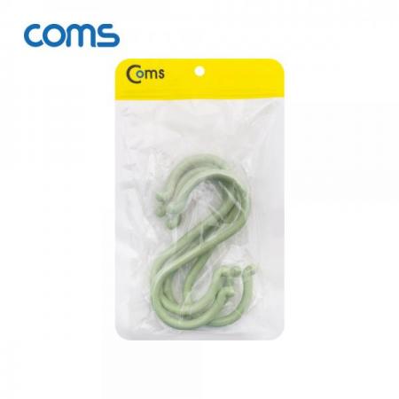 디바이스마트,사무/생활/서적 > 차량/생활/IOT > 생활용품,Coms,S자 고리 - 올리브 그린(대) 4EA [NA806],S자 고리 - 올리브 그린(대) 4EA