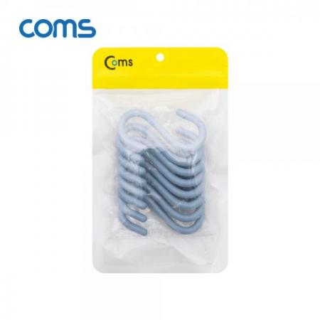 디바이스마트,사무/생활/서적 > 차량/생활/IOT > 생활용품,Coms,S자 고리 - 스카이 블루(소) 8EA [NA804],S자 고리 - 스카이 블루(소) 8EA