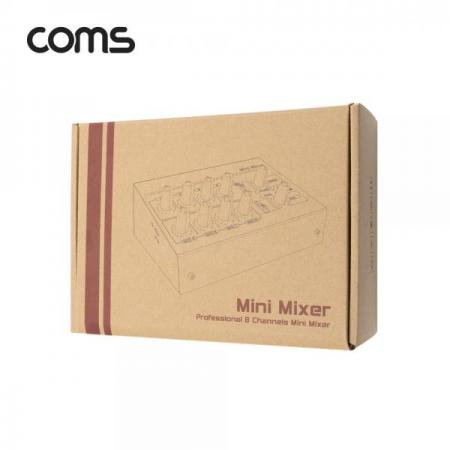 디바이스마트,컴퓨터/모바일/가전 > 음향ㆍ영상ㆍ카메라 > 앰프/리시버 > 기타 액세서리,Coms,8채널 미니 마이크 믹서 / 배터리내장 / 휴대가능 [BB211],8채널 미니 마이크 믹서 / 배터리내장 / 휴대가능