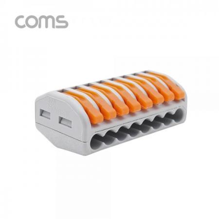 디바이스마트,케이블/전선 > 전기자재/배선자재 > 단자대 > 원터치 타입 단자대,Coms,터미널 블록 8핀 / 일방향 / 와이어 커넥터 / 접속 단자 / Toolless [BB242],터미널 블록 8핀 / 일방향 / 와이어 커넥터 / 접속 단자 / Toolless