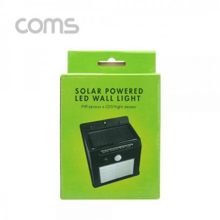 디바이스마트,LED/LCD > LED 인테리어조명 > 장식용 LED,Coms,태양광 라이트/벽면설치 20LED - ON 스위치, Black  / 동작 감지/ 야간 / 램프(랜턴) [BE843],태양광 라이트/벽면설치 20LED - ON 스위치/ Black  / 동작 감지/ 야간 / 램프(랜턴)