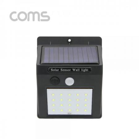 디바이스마트,LED/LCD > LED 인테리어조명 > 장식용 LED,Coms,태양광 라이트/벽면설치 20LED - ON 스위치, Black  / 동작 감지/ 야간 / 램프(랜턴) [BE843],태양광 라이트/벽면설치 20LED - ON 스위치/ Black  / 동작 감지/ 야간 / 램프(랜턴)