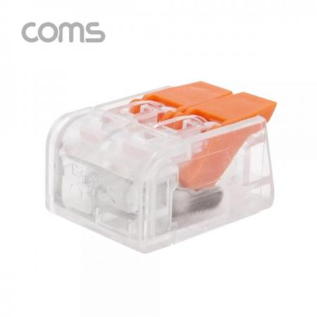 디바이스마트,케이블/전선 > 전기자재/배선자재 > 단자대 > 원터치 타입 단자대,Coms,케이블 연결 클립 / 접속 단자 / 전선 연결 (2P/일방향) [BB239],케이블 연결 클립 / 접속 단자 / 전선 연결 (2P/일방향)