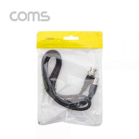 디바이스마트,케이블/전선 > PC/네트워크/통신 케이블 > 동축 RF 케이블,Coms,BNC 케이블(1선 연장) - 1M [BB298],BNC 케이블(1선 연장) - 1M