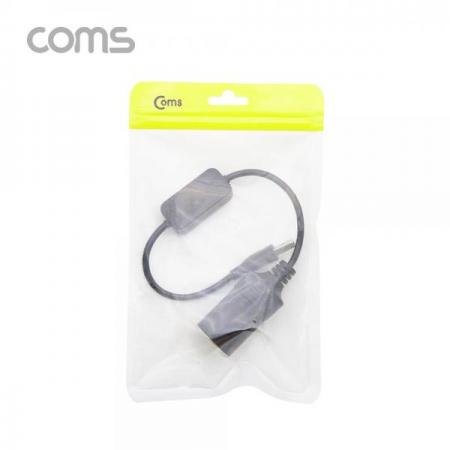 디바이스마트,케이블/전선 > USB 케이블 > 충전케이블(MM) > DC 전원 충전케이블,Coms,USB 전원(DC 시가잭) 승압 케이블 / 5V -> 12V 0.8A / 시거 [BT864],USB 전원(DC 시가잭) 승압 케이블 / 5V -> 12V 0.8A / 시거