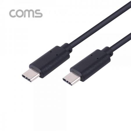 디바이스마트,케이블/전선 > USB 케이블 > 데이터케이블(MM) > USB 3.1 C타입 케이블,Coms,USB 3.1 Type-C Gen1 케이블 C to C (M/M) / 1m [BB323],USB 3.1 Type-C Gen1 케이블 C to C (M/M) / 1m