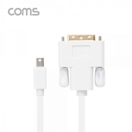 디바이스마트,케이블/전선 > 영상/음향 케이블 > HDMI/DVI 케이블,Coms,디스플레이 포트(Mini) 케이블(DVI 변환) 1.8M / DP Mini [BT884],디스플레이 포트(Mini) 케이블(DVI 변환) 1.8M / DP Mini