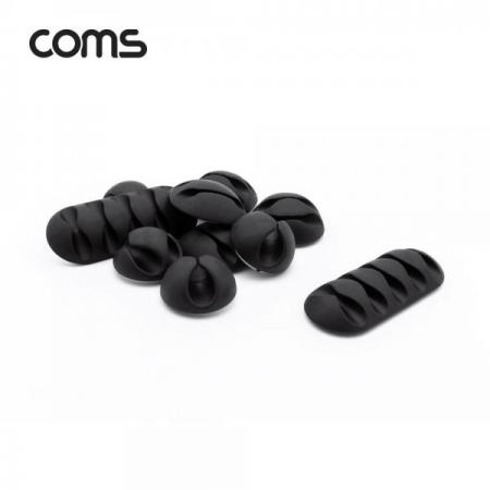 디바이스마트,컴퓨터/모바일/가전 > 네트워크/케이블/컨버터/IOT > 네트워크 자재/공구/타이 > 케이블타이/몰드,Coms,케이블 오거나이저 10pcs, Black [BT890],케이블 오거나이저 10pcs/ Black